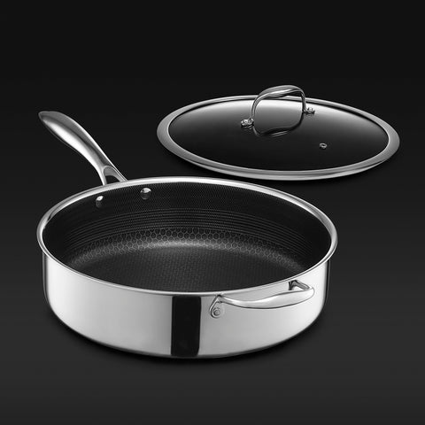 26cmハイブリッド　フライパン　蓋付き 25cm Hybrid Frying Pan | The Best Stainless Steel Cookware