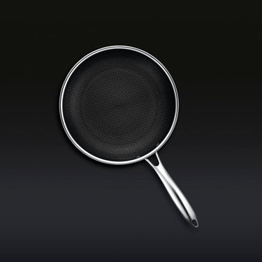 26 cm HexClad Hybrid Pan with Lid