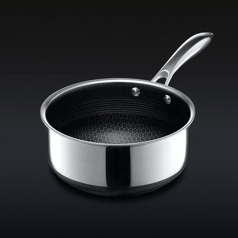6pc HexClad Stainless Steel Pot Set | Clad Cookware