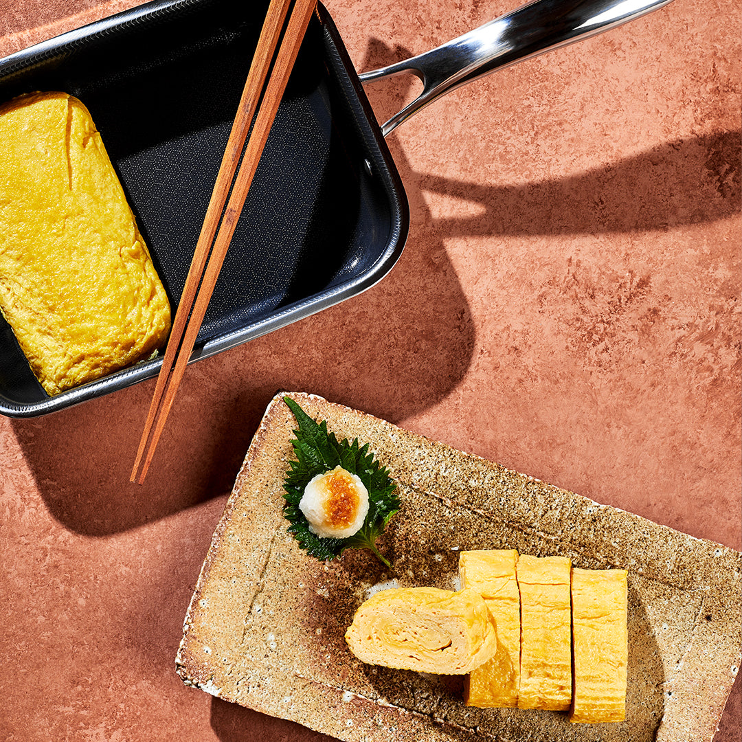 新品HEXCLEDヘックスクラッド*ハイブリッド 卵焼き器 日本限定 エッグパン HEXCLAD:たまごやきを“ごちそう”にするフライパン – ヘックス