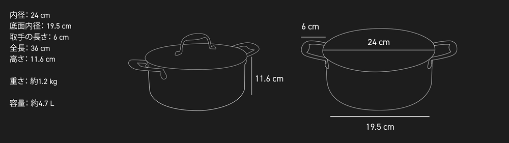 4.7 Litre Dutch Oven | HexClad 公式