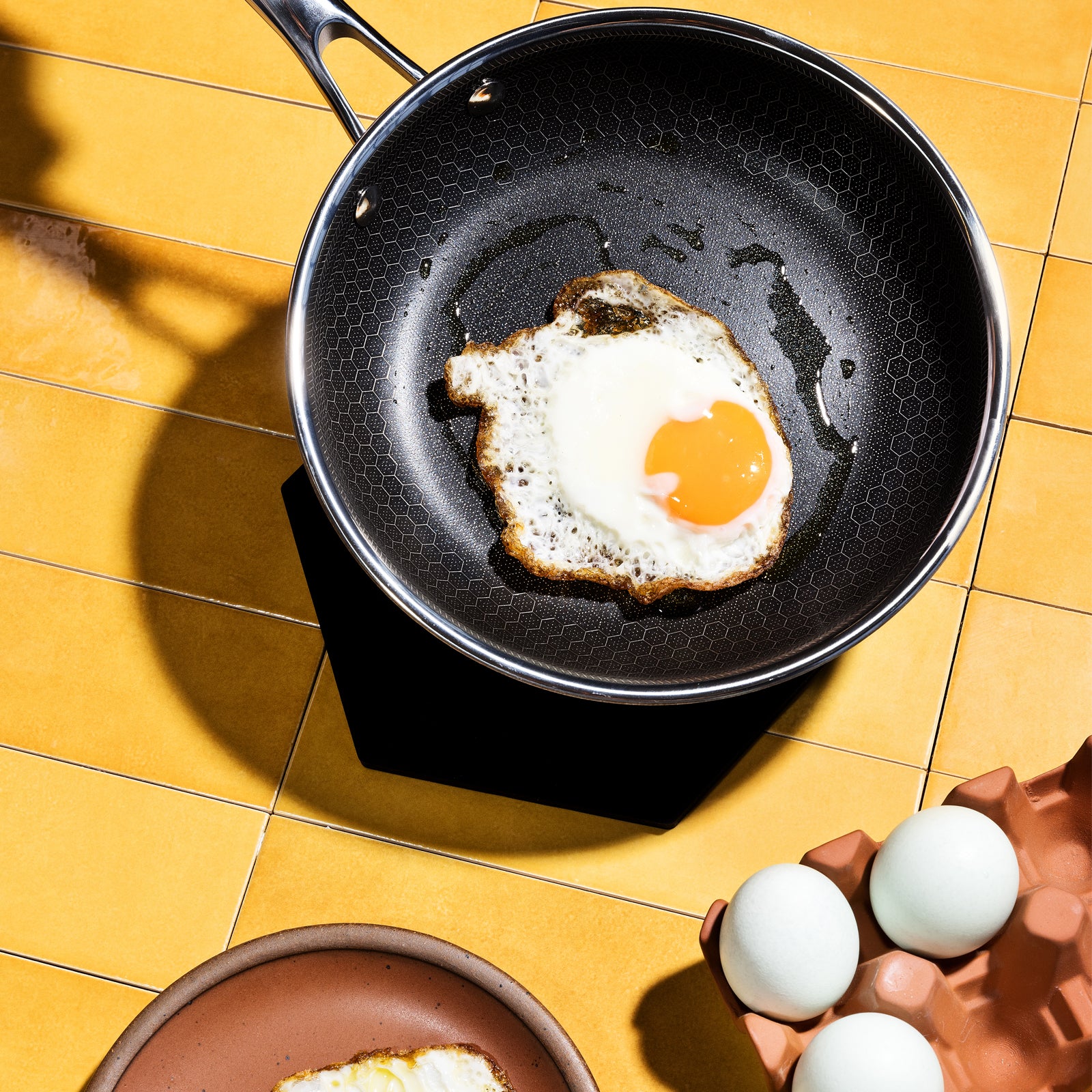 18cm ヘックスクラッド ハイブリッドフライパン