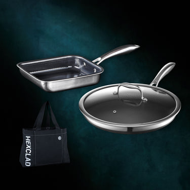 人気フライパン2点セット(蓋付き) + トートバッグ プレゼント