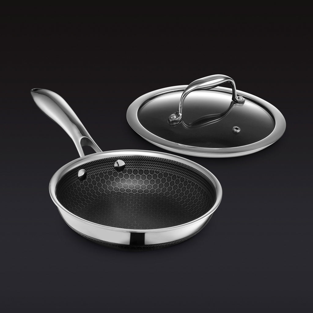 18cm Hybrid Frying Pan with Lid | The Best Stainless Steel