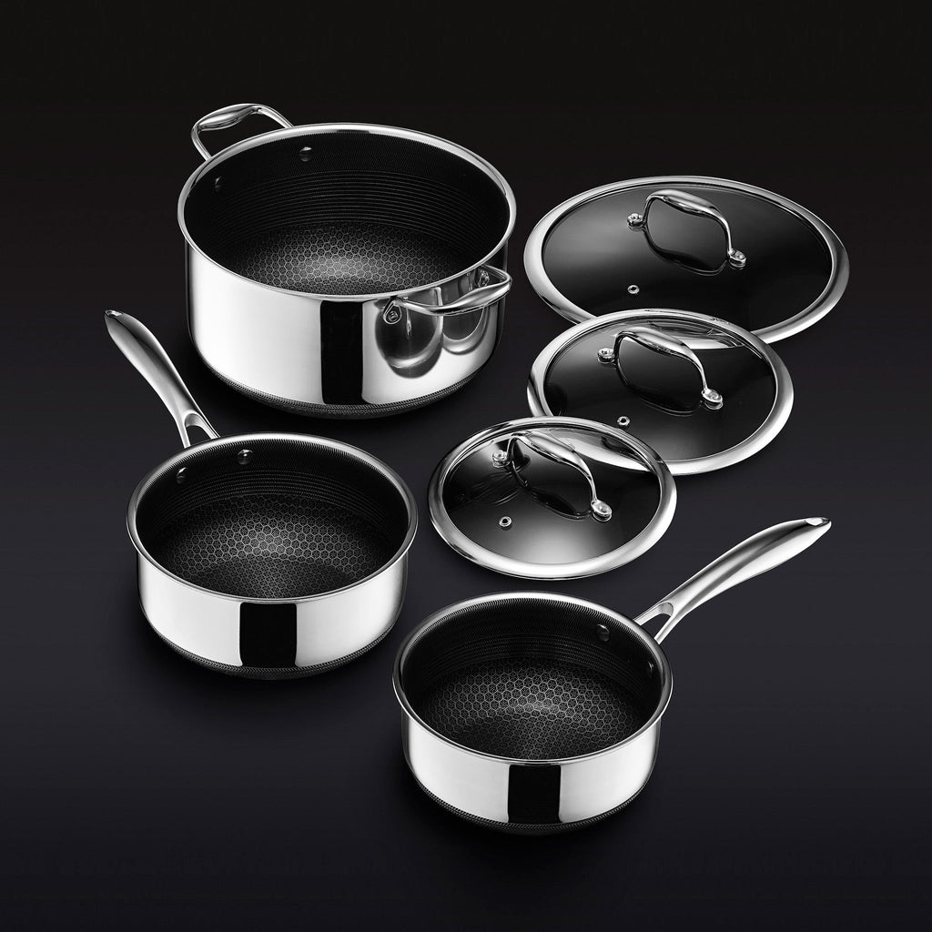 HexClad Hybrid Pot Set 3 PC | HexClad 公式