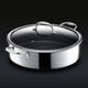 Hybrid Deep Sauté Pan/Chicken Fryer with Lid, 6.6 Litre